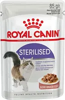 Royal Canin Sterilised в соусе пауч для кошек 85 г